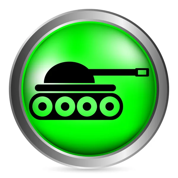 Panzer knop — Stockvector