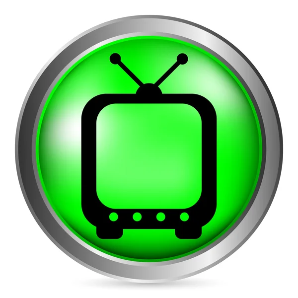 TV button — Stock Vector