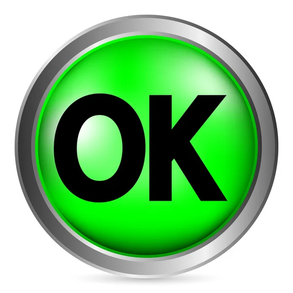 Ok κουμπί — Διανυσματικό Αρχείο