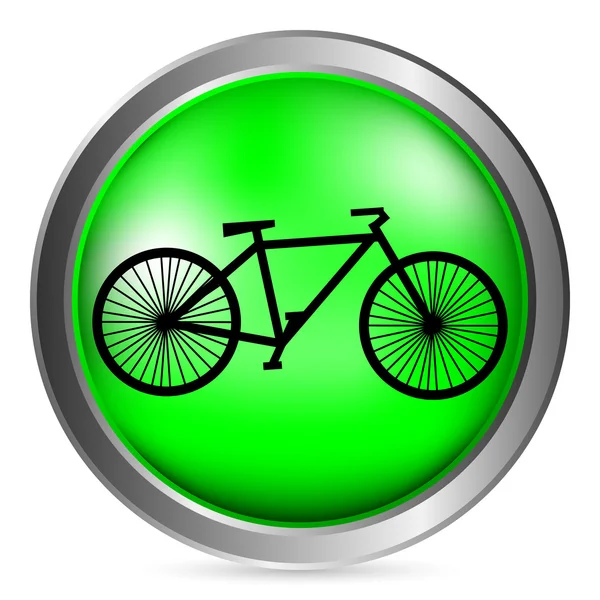 Bike button — Stock Vector