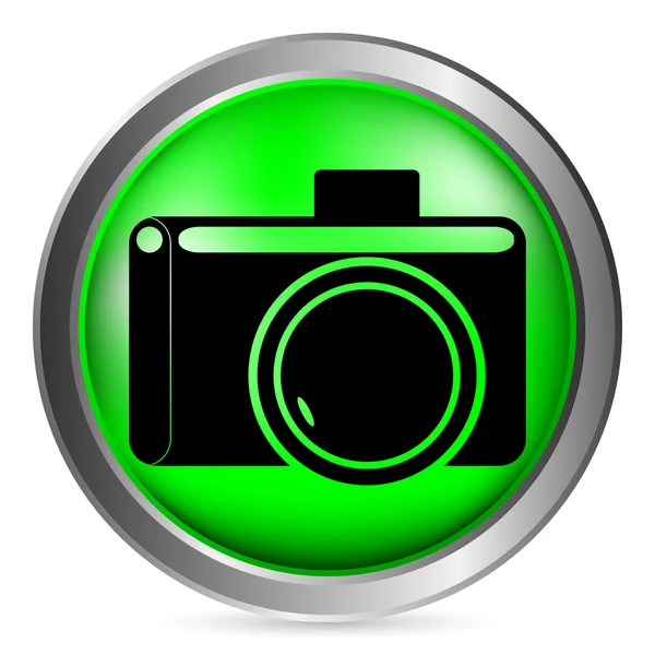 Camera button — Stock Vector