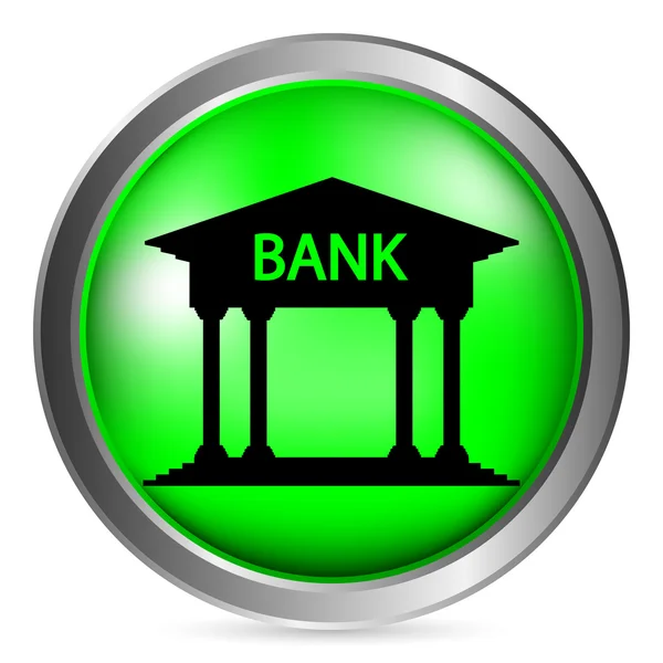 Bank button — Stock Vector