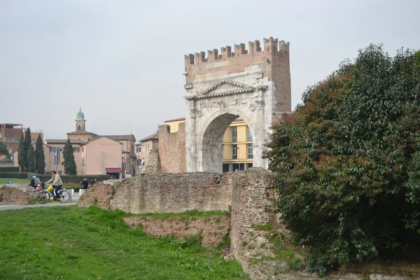 Arco di Augusto a Rimini — Foto Stock