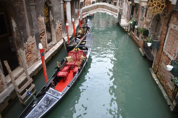 Gondola i venice, itali – stockfoto