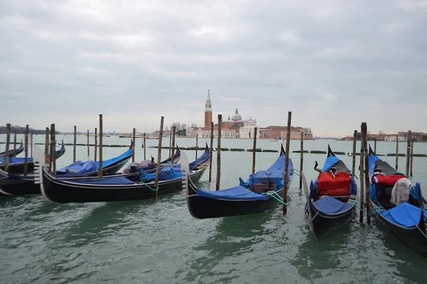 Gondolas in Venice, Italy — Stock Photo, Image