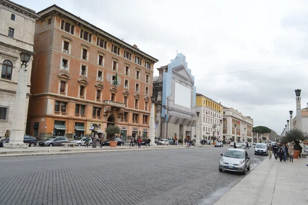 Calle en Roma ciudad — Foto de Stock
