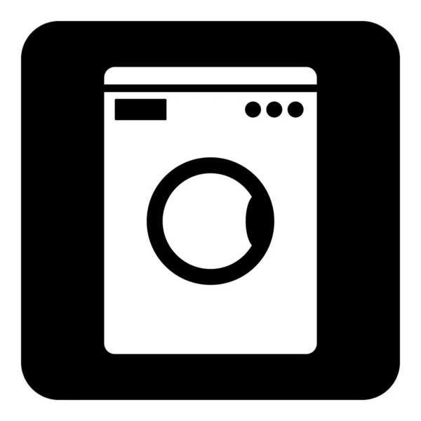 Botão máquina de lavar roupa —  Vetores de Stock