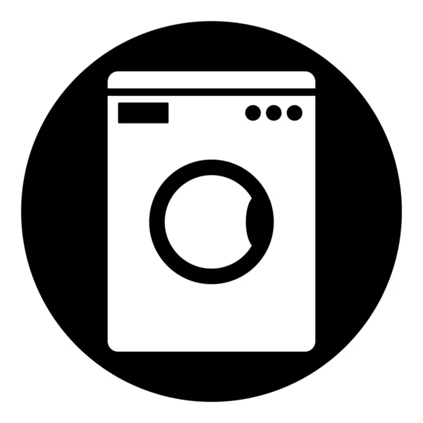 Washing machine button — Stock Vector