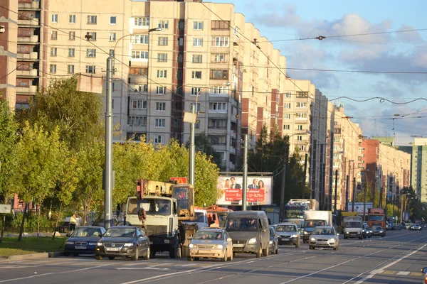 Viale Shlisselburgsky, San Pietroburgo . — Foto Stock