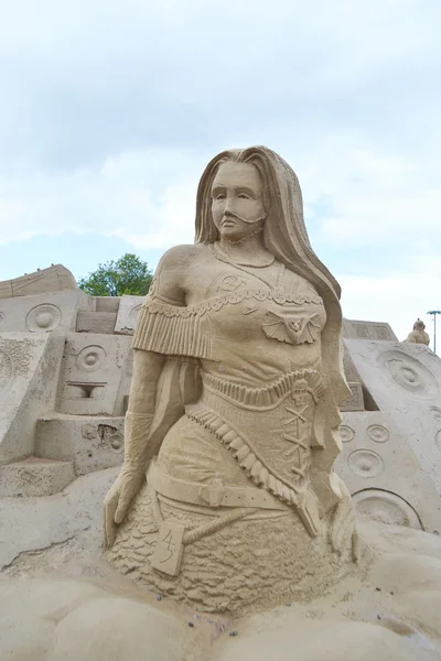 Sand Sculpture Festival in Lappeenranta — Stock Photo, Image