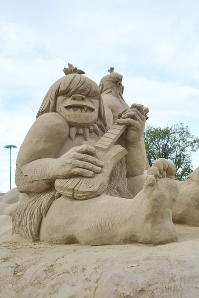 Sand Sculpture Festival in Lappeenranta — Stock Photo, Image