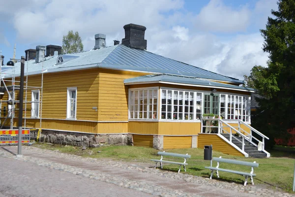 Staré dřevěné budově Lappeenranta, Finsko — Stock fotografie
