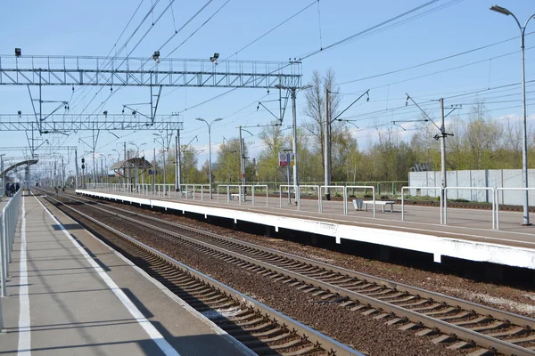 Järnvägsstationen slaviska — Stockfoto