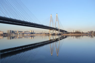 St. Petersburg 'daki Kablo Kalan Köprü