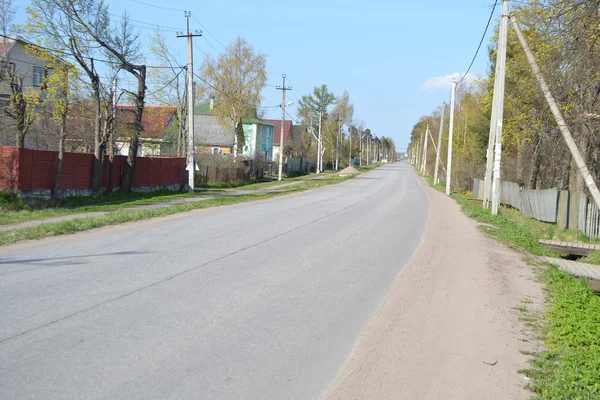 Straße im Dorf — Stockfoto