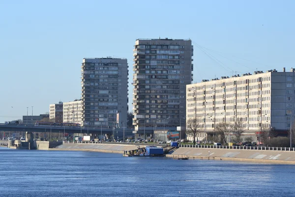 October Embankment in Petersburg — Stock Photo, Image