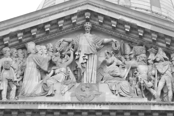 Detalhe escultural do Panteão em Paris . — Fotografia de Stock