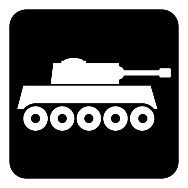 Panzer pictogram — Stockvector