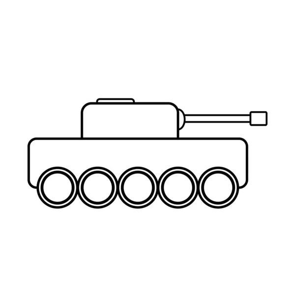 Ícone Panzer — Vetor de Stock