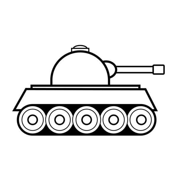Icona di Panzer — Vettoriale Stock