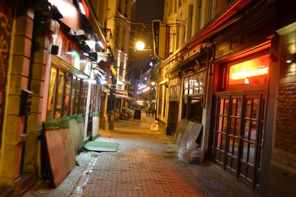 Nacht Brussel. — Stockfoto
