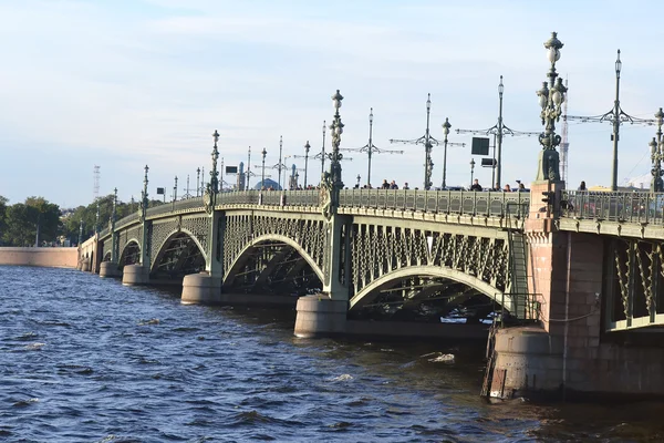 Trinity Bridge a San Pietroburgo — Foto Stock