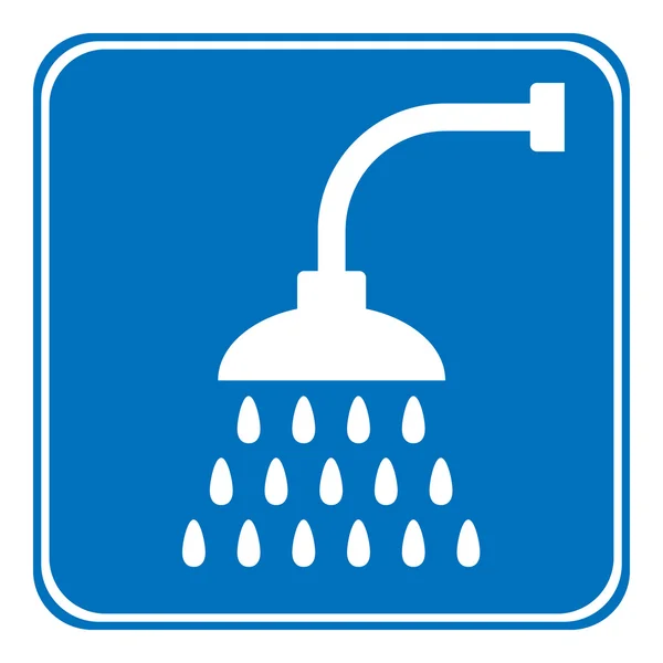 Icône de douche . — Image vectorielle