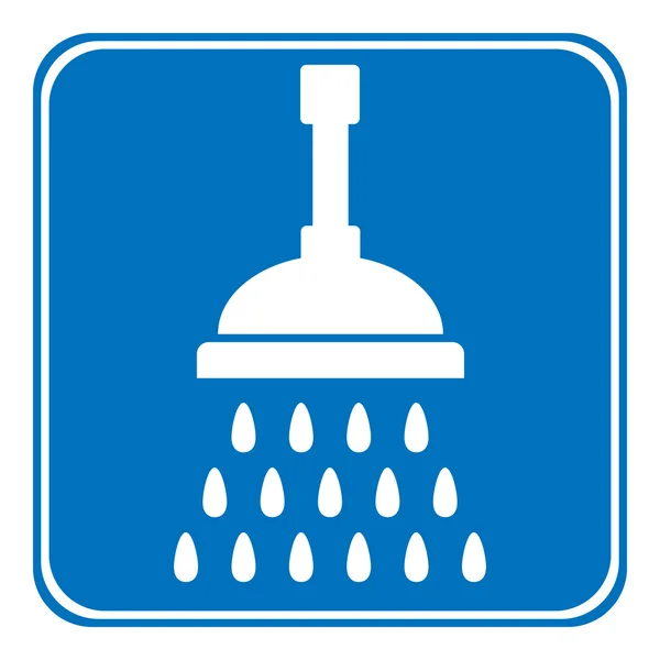 Icône de douche . — Image vectorielle