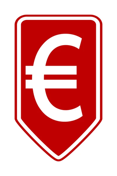 Botón euro . — Archivo Imágenes Vectoriales