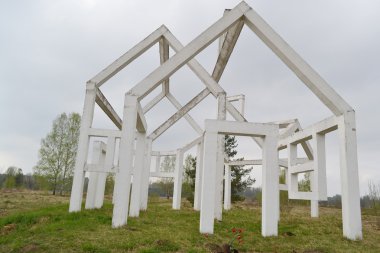 Anıt hayalet Köyü.