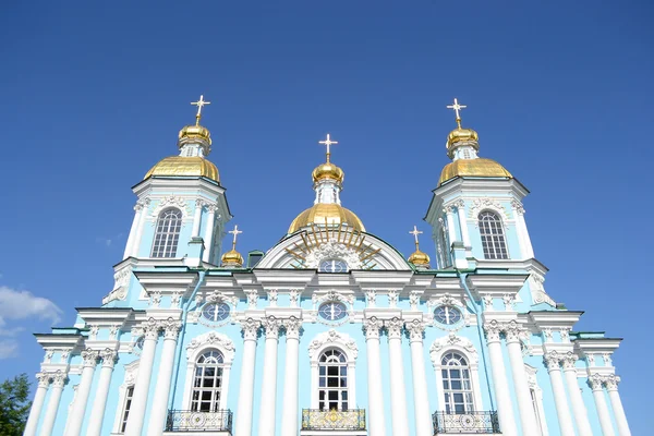 Marine St. nicholas kathedraal, st. petersburg. — Stockfoto