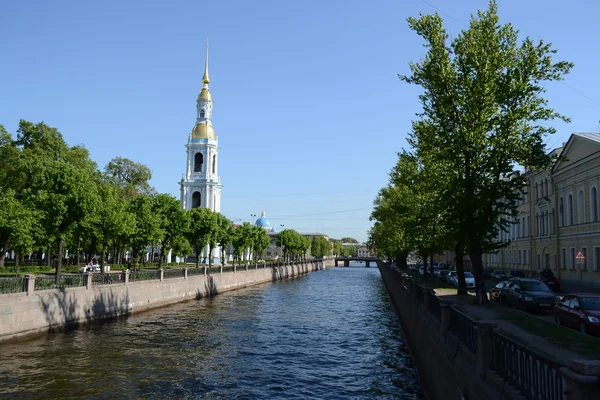 Catedral Naval de São Nicolau, São Petersburgo . — Fotografia de Stock