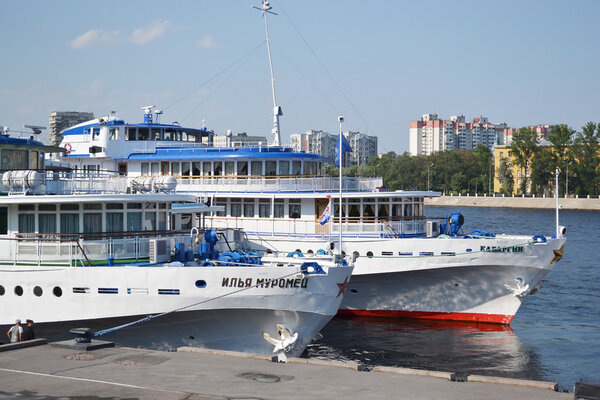 River cruise ships.