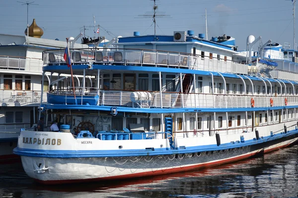 Navio de cruzeiro fluvial . — Fotografia de Stock