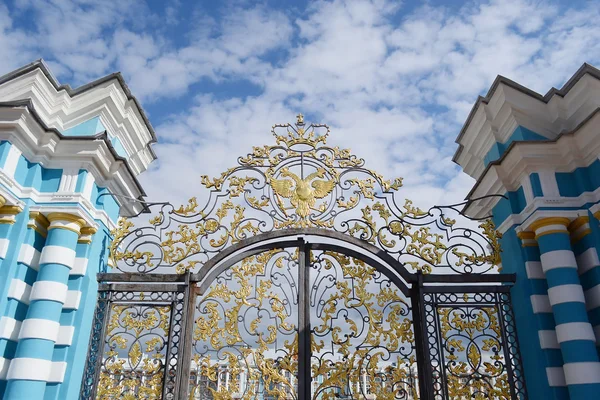 Ворота Екатерининского дворца в Царском Селе . — стоковое фото