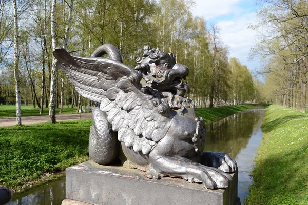 Čínský drak socha. — Stock fotografie