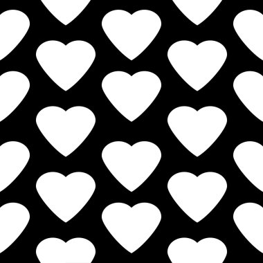 Aşk kalp seamless modeli.