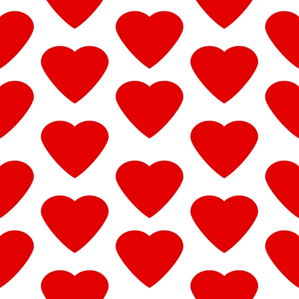 Liefde hart naadloze patroon. — Stockvector