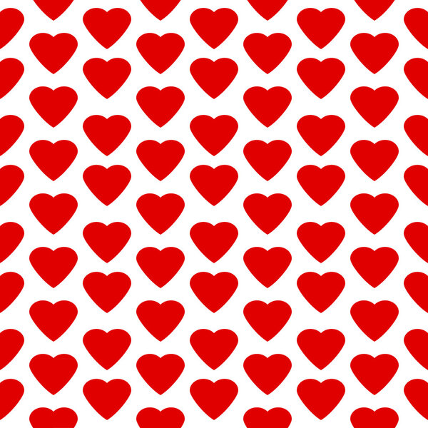 Love heart seamless pattern.