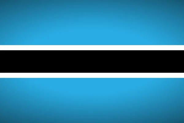 Flag of Botswana. — Stock Vector