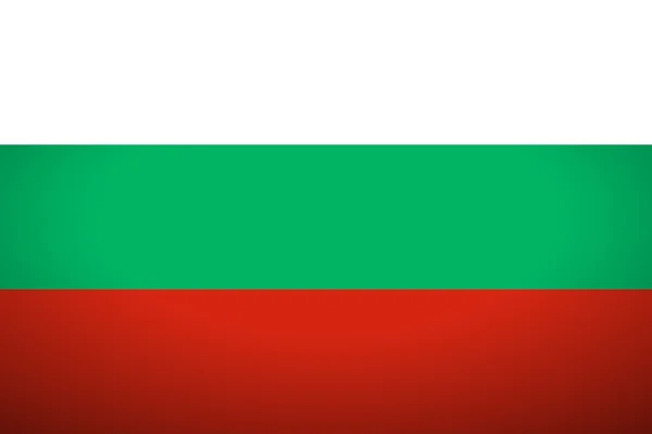 Drapeau de Bulgarie . — Image vectorielle