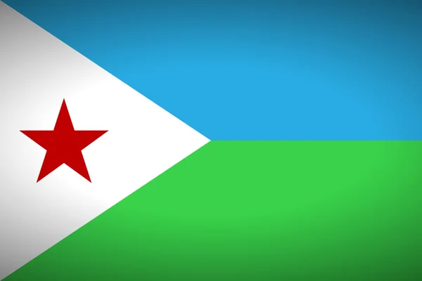 Flag of Djibouti. — Stock Vector