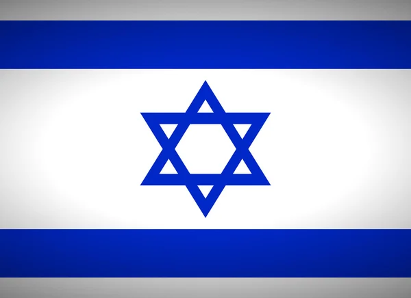 Israels flagga. — Stock vektor