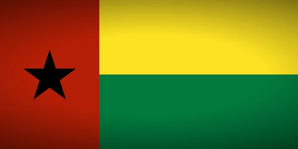 Bandera de Guinea-Bissau. — Archivo Imágenes Vectoriales