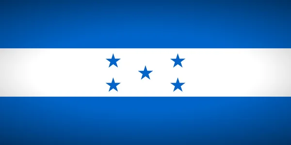 Vlag van Honduras. — Stockvector