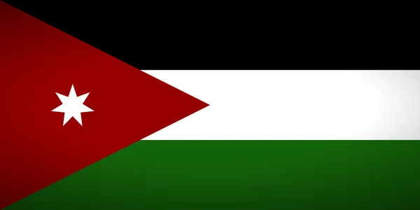 Flagge Jordaniens — Stockvektor