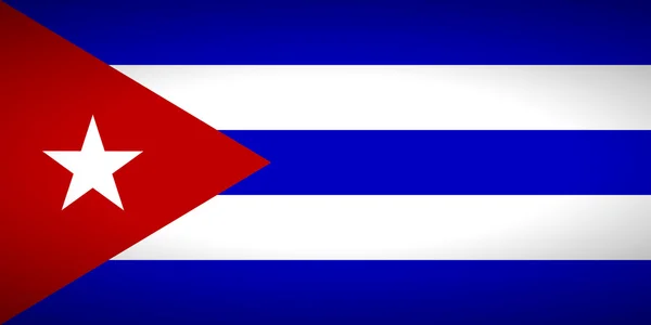 Bandeira de Cuba —  Vetores de Stock