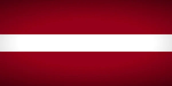 Flagge von Lettland — Stockvektor