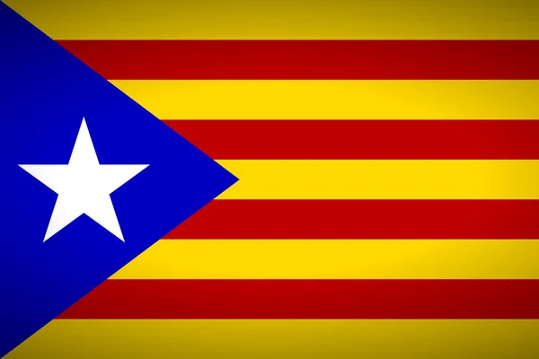 A catalonia zászlaja — Stock Vector