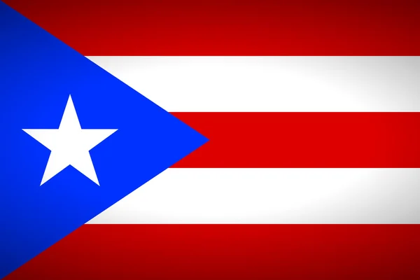 プエルトリコの旗 — ストックベクタ
